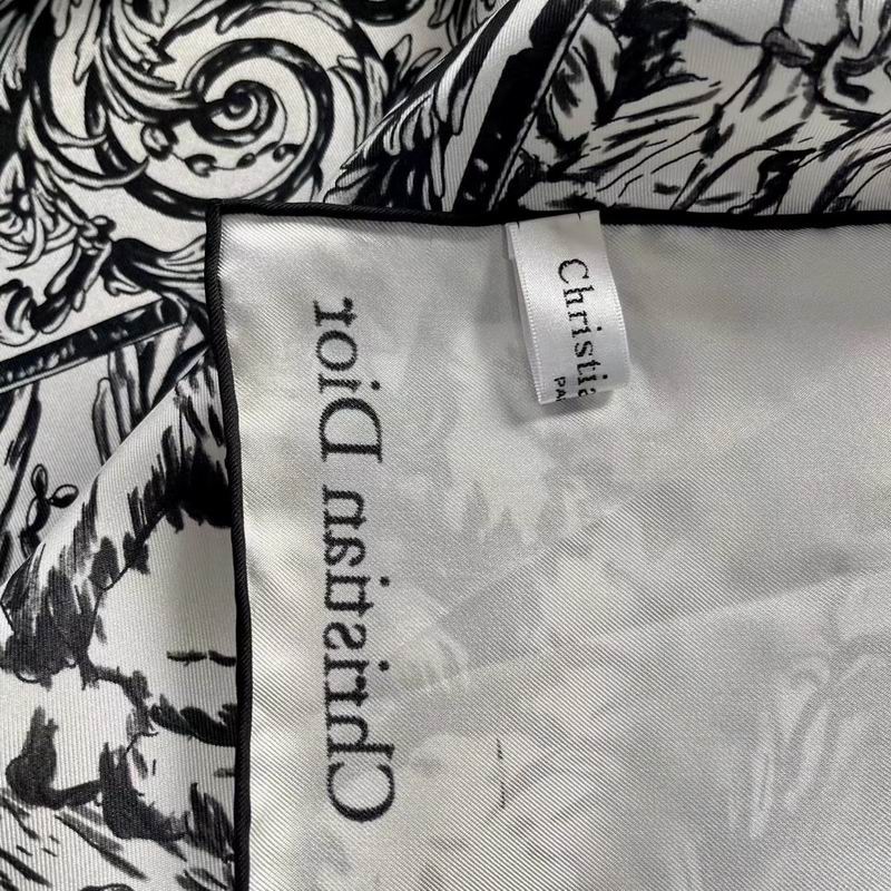 Dior silk scarf 90X90cm E16 (19)
